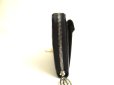 Photo4: Cartier Must Collection Black Leather Round Zip Wallet Purse #a822