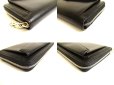 Photo7: Cartier Must Collection Black Leather Round Zip Wallet Purse #a822