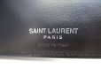 Photo10: Saint Laurent Silver YSL Motif Black Leather Bifole Bill Wallet #a823