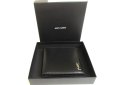 Photo12: Saint Laurent Silver YSL Motif Black Leather Bifole Bill Wallet #a823