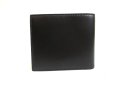 Photo2: Saint Laurent Silver YSL Motif Black Leather Bifole Bill Wallet #a823 (2)