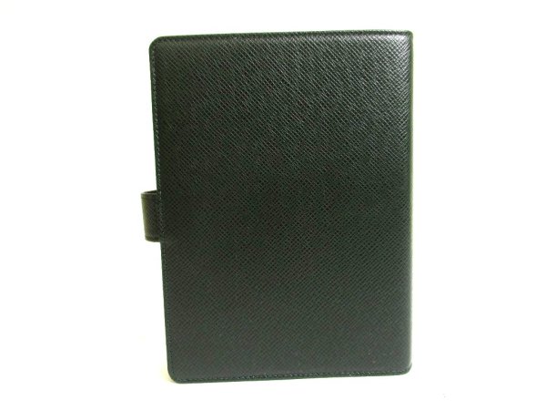 Photo2: LOUIS VUITTON Taiga Episea Leather Document Holders Medium Ring Agenda Cover #a826