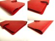Photo7: LOUIS VUITTON Epi Red Document Holders Small Ring Agenda Cover #a827