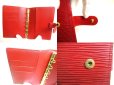Photo8: LOUIS VUITTON Epi Red Document Holders Small Ring Agenda Cover #a827