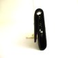 Photo3: PRADA Black Saffiano Leather 6 Pics Key Chain #a828