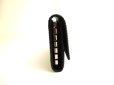 Photo4: PRADA Black Saffiano Leather 6 Pics Key Chain #a828