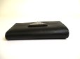 Photo6: PRADA Black Saffiano Leather 6 Pics Key Chain #a828