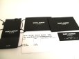 Photo11: Saint Laurent YSL Gray Leather Trifold Wallet Compact Wallet #a831