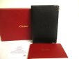 Photo1: Cartier Must de Cartier Black Leather 4-Credit Card Holder #a832 (1)
