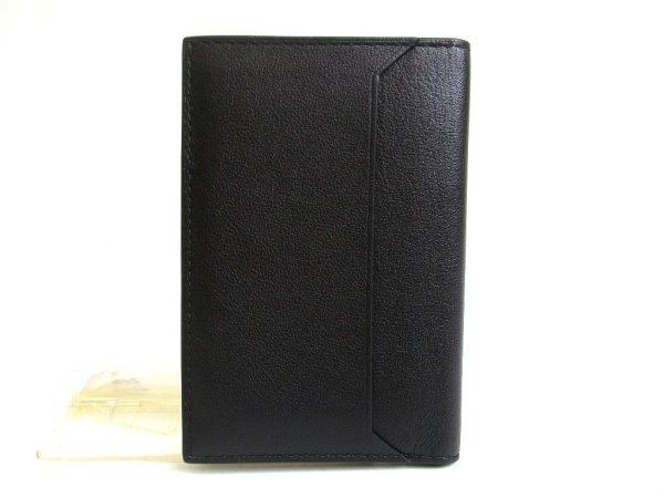 Photo2: Cartier Must de Cartier Black Leather 4-Credit Card Holder #a832