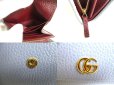 Photo9: GUCCI Double G Light Blue Leather Bifold Wallet Compact Wallet #a833