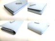 Photo7: PRADA Light Blue Saffiano Leather Card Case Card Holder #a834