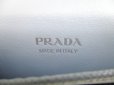 Photo9: PRADA Light Blue Saffiano Leather Card Case Card Holder #a834