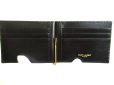 Photo8: Saint Laurent YSL Black Leather Gold H/W Bifold Bill Wallet #a850