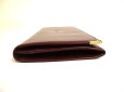 Photo5: Cartier Must de Cartier Bordeaux Leather Bifold Long Wallet #a852