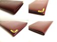 Photo7: Cartier Must de Cartier Bordeaux Leather Bifold Long Wallet #a852