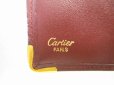 Photo10: Cartier Must de Cartier Bordeaux Leather Bifold Wallet Purse #a853
