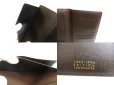 Photo9: LOUIS VUITTON Damier Brown Leather Flap Checkbook Bill Wallet #a855