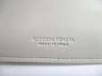 Photo10: BOTTEGA VENETA Intrecciato Off White Leather Flap Long Wallet #a857