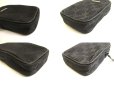Photo7: GUCCI Black GG Canvas Cigarette Case Pouch #a860