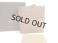 BOTTEGA VENETA Intrecciato Brown Leather Bifold Wallet Compact Wallet #a862