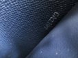 Photo11: LOUIS VUITTON Taiga Navy Blue Leather Zippey XL Wallet Clutch Bag #a863