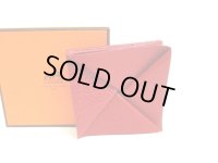 HERMES Red Chevre Myzore Leather Coin Purse Zoulou #a865