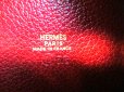 Photo10: HERMES Red Chevre Myzore Leather Coin Purse Zoulou #a865