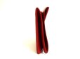 Photo3: HERMES Red Chevre Myzore Leather Coin Purse Zoulou #a865