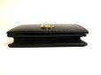 Photo5: GUCCI GG Marmont Black Leather Bifold Wallet Compact Wallet #a866