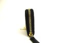 Photo4: GUCCI Guccissima Black Leather Round Zip Coin Purse #a869