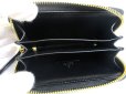 Photo9: GUCCI Guccissima Black Leather Round Zip Coin Purse #a869