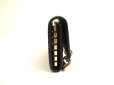 Photo4: GUCCI GG Interlocking G Dark Brown Leather 6 Pics Key Chain #a870