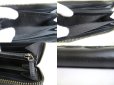 Photo9: GUCCI Black Leather Snake Motif Round Zip Long Wallet #a872