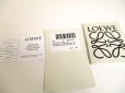 Photo11: LOEWE Anagram Light Gray Leather Business Card Holder #a874