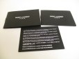 Photo11: Saint Laurent YSL Silver YSL Motif Black Leather Long Flap Wallet #a875