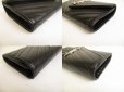 Photo7: Saint Laurent YSL Silver YSL Motif Black Leather Long Flap Wallet #a875