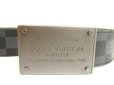 Photo10: LOUIS VUITTON Damier Graphite Infini Inventure Buckle Belt Size M #a877