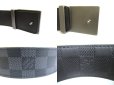 Photo8: LOUIS VUITTON Damier Graphite Infini Inventure Buckle Belt Size M #a877