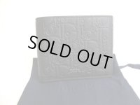 Christian Dior Black Leathers Bifold Wallet Compact Wallet #a882