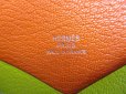 Photo10: HERMES CUMIN Chevre Myzore Card Case Card Holder Calvi Verso #a892 (10)