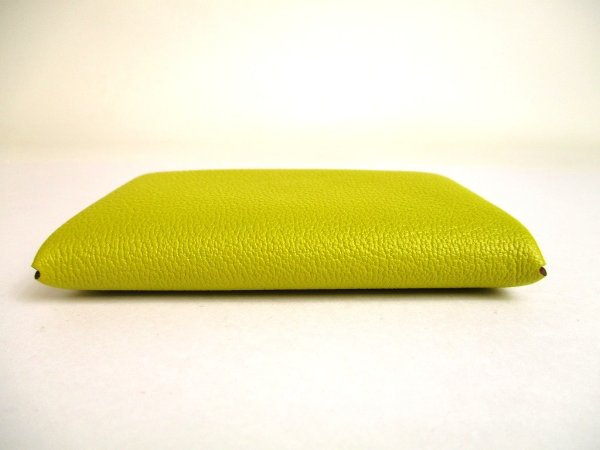 Photo6: HERMES CUMIN Chevre Myzore Card Case Card Holder Calvi Verso #a892