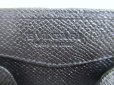 Photo10: BVLGARI Black Leather Logo Clip Coin Purse #a895 (10)