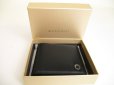 Photo12: BVLGARI Black Emerald Green Leather Bifold Wallet Compact Wallet #a896 (12)
