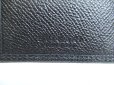 Photo10: BVLGARI Man Black Leather Flap BIfold Long Wallet #a897 (10)