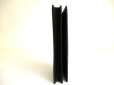 Photo4: BVLGARI Man Black Leather Flap BIfold Long Wallet #a897 (4)