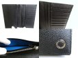 Photo8: BVLGARI Man Black Leather Flap BIfold Long Wallet #a897 (8)