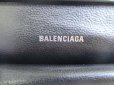 Photo10: BALENCIAGA Black Leather Bifold Wallet Compact Wallet #a898 (10)