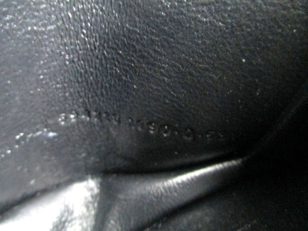 Photo11: BALENCIAGA Black Leather Bifold Wallet Compact Wallet #a898