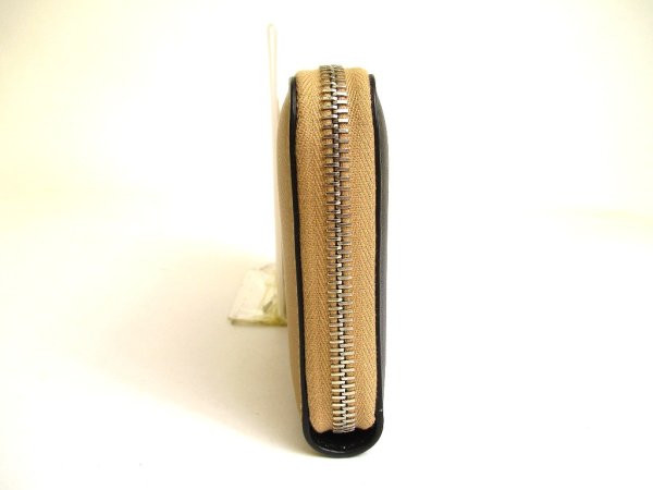 Photo3: FENDI Peekaboo Beige Leather Zip Around Long Wallet #a899